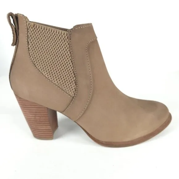 UGG Ankle Cobie Nubuck Leather Heel Chelsea Bootie 1010191 Size 9