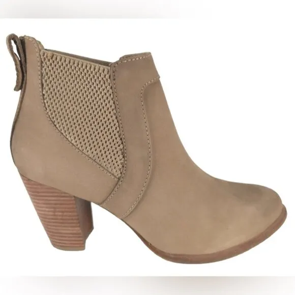 UGG Ankle Cobie Nubuck Leather Heel Chelsea Bootie 1010191 Size 9