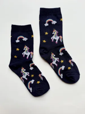 Unicorn Kids Crew Socks