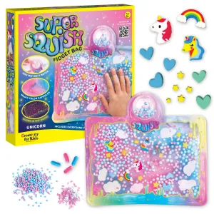 Unicorn Mix and Make Your Own Super Squish Fidget Bag Craft Kit