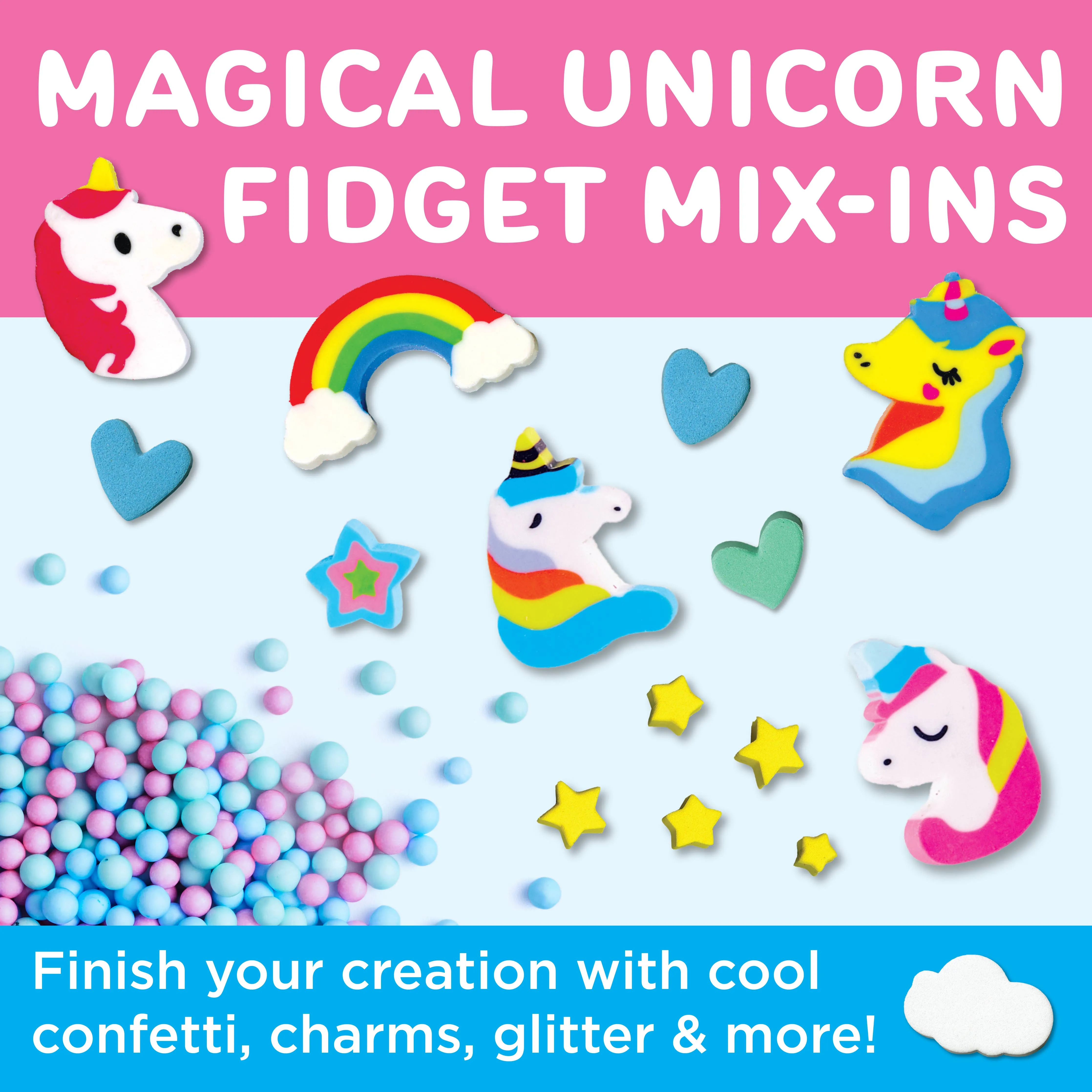 Unicorn Mix and Make Your Own Super Squish Fidget Bag Craft Kit