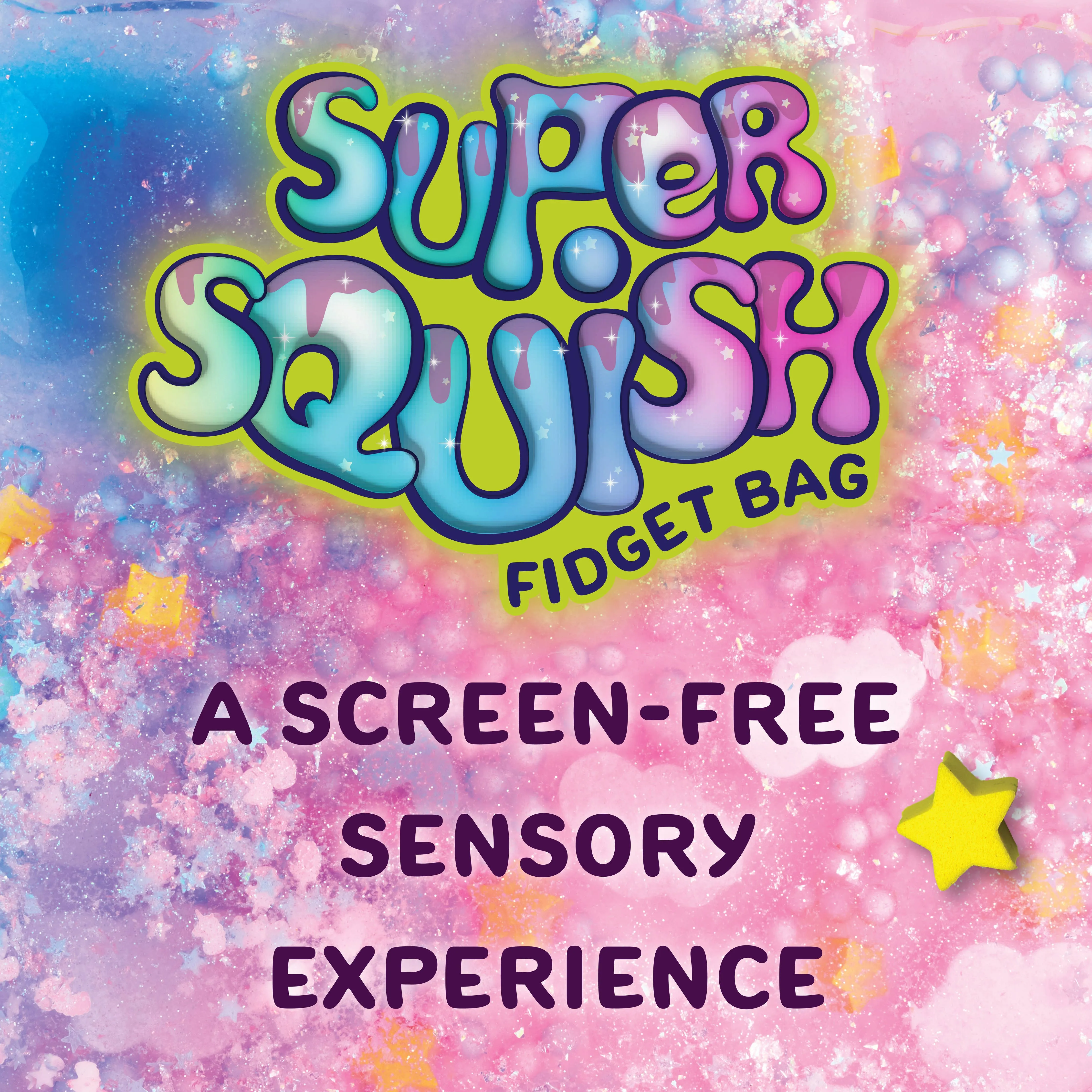 Unicorn Mix and Make Your Own Super Squish Fidget Bag Craft Kit