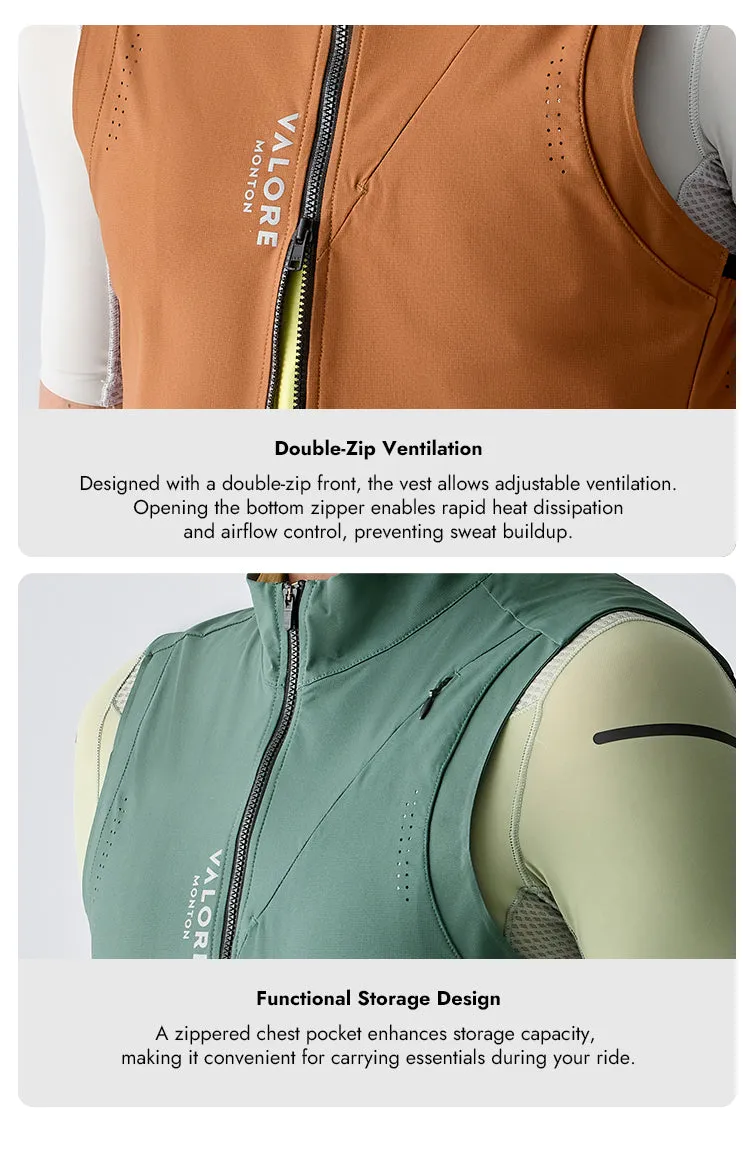 VALORE KIRI WINDPROOF VEST KHAKI