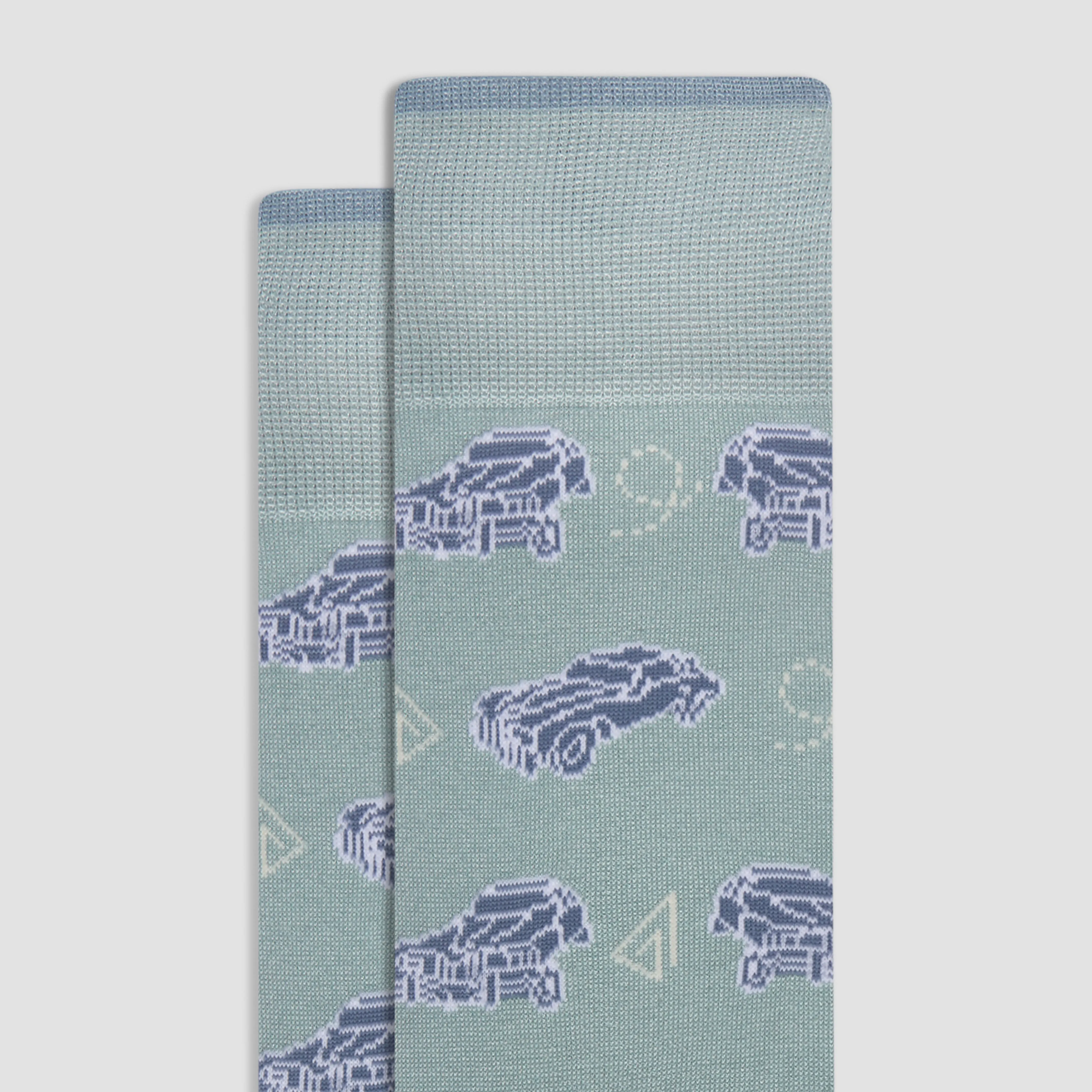 Vintage Car Mid-Calf Socks