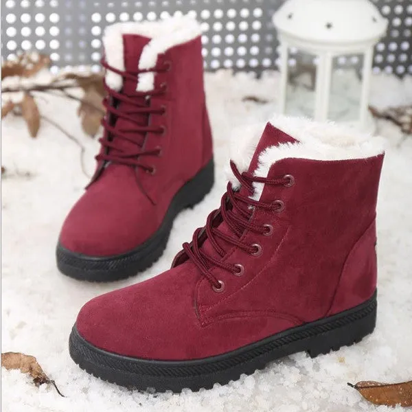 Women men boots Botas arrival winter boots warm snow boots fashion platform ankle boots unisex shoes