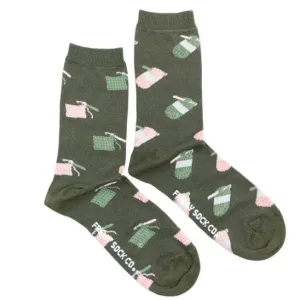 Women's Crochet Mismatched Socks