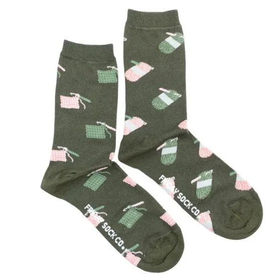 Women's Crochet Mismatched Socks