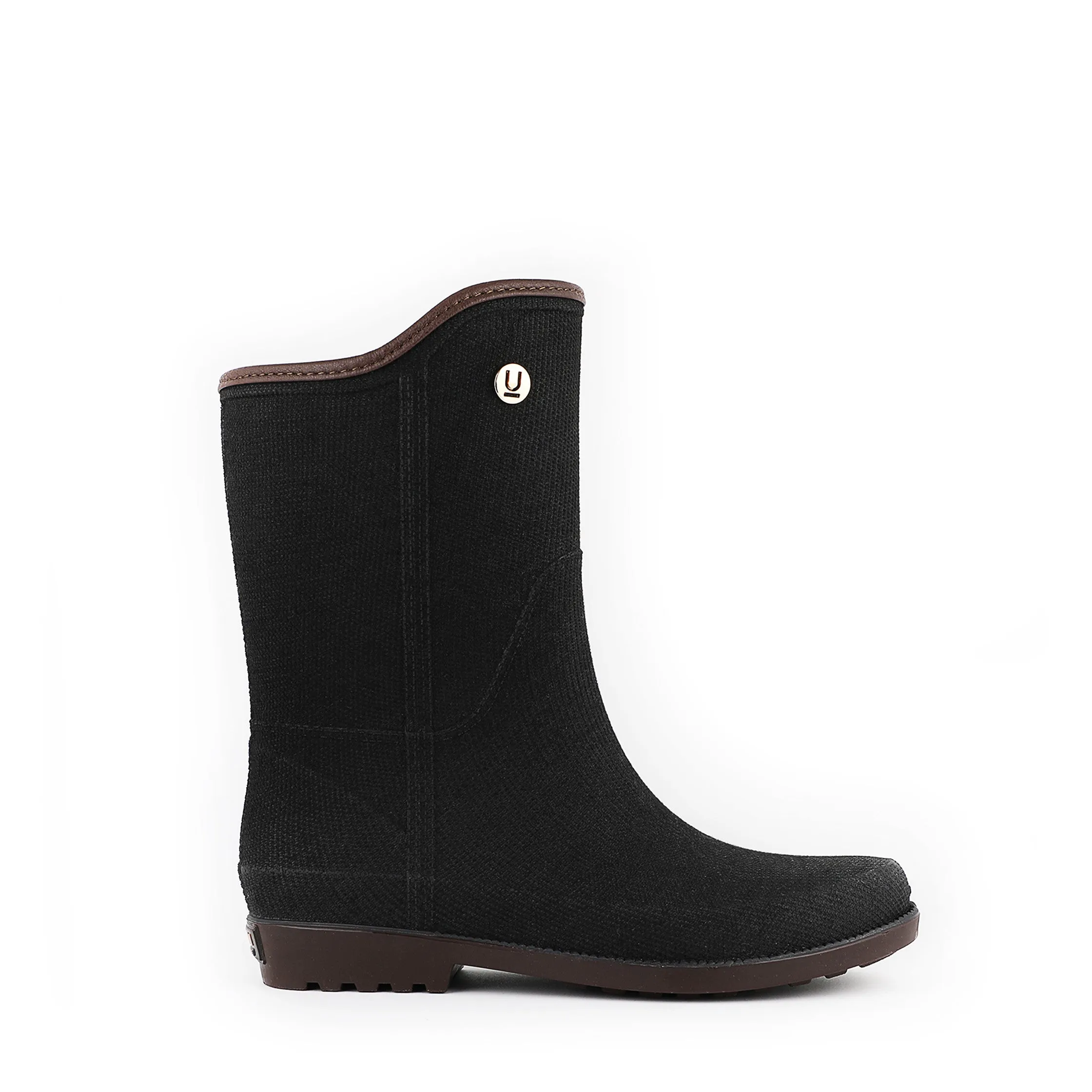 Women's Fabric Touch Rain Boots By Ulan 4290