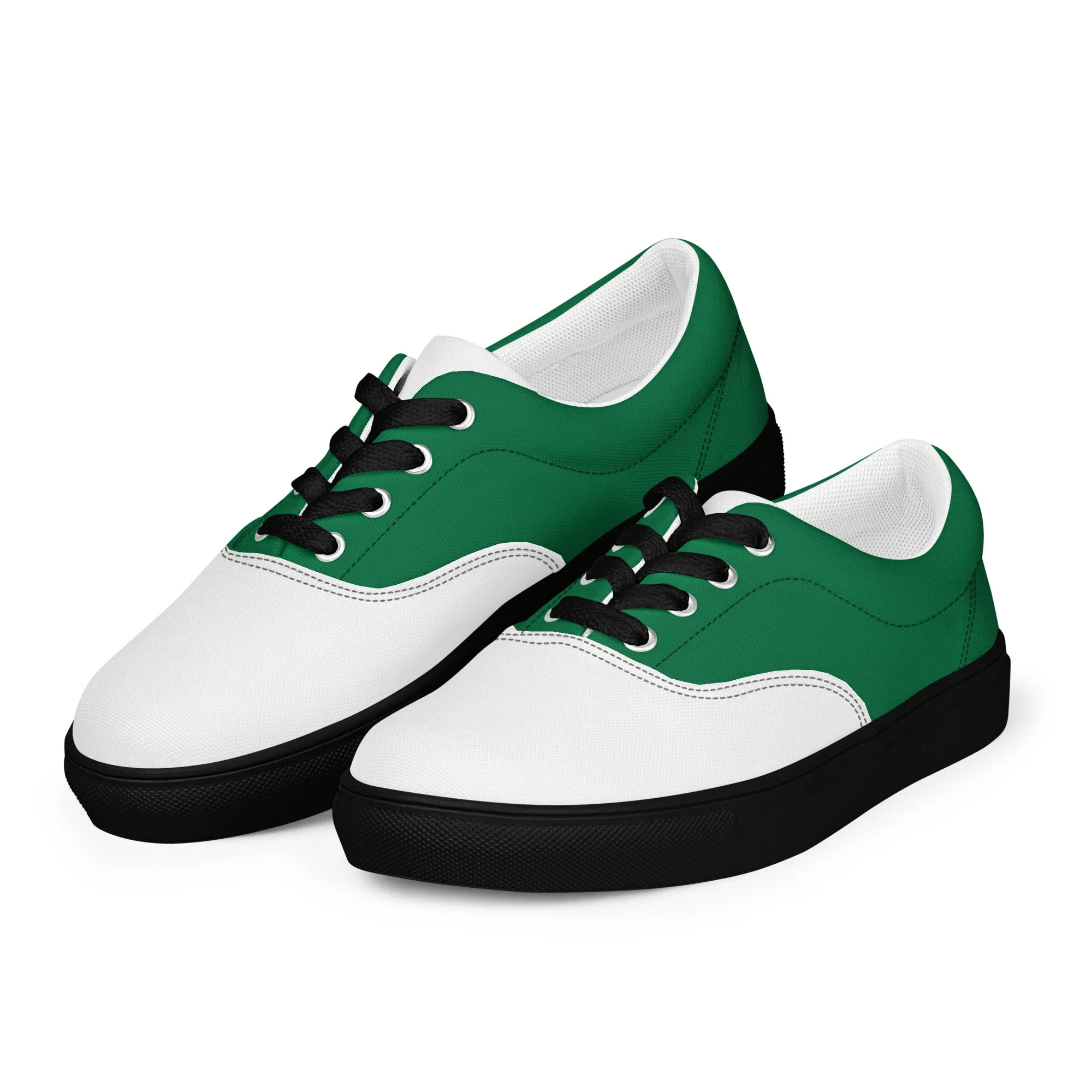 Women’s lace-up canvas shoes