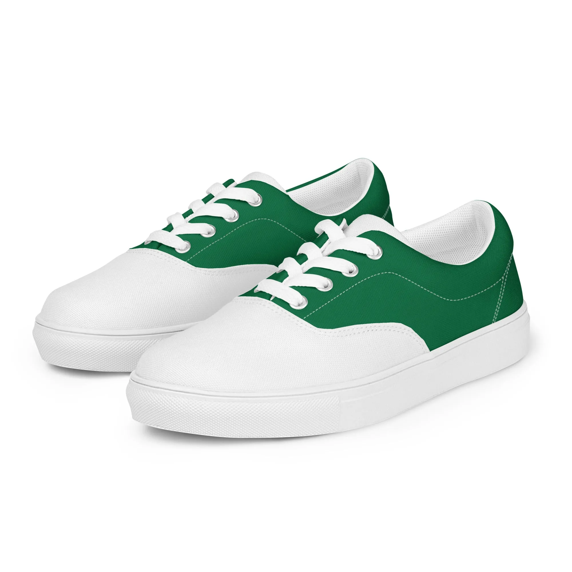 Women’s lace-up canvas shoes