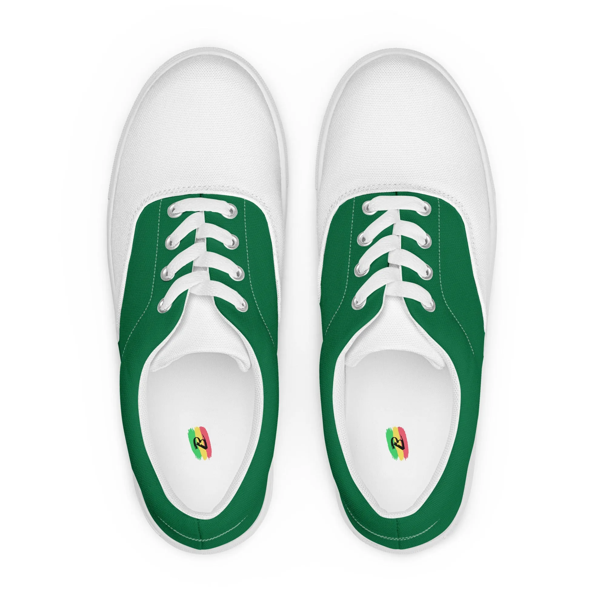 Women’s lace-up canvas shoes