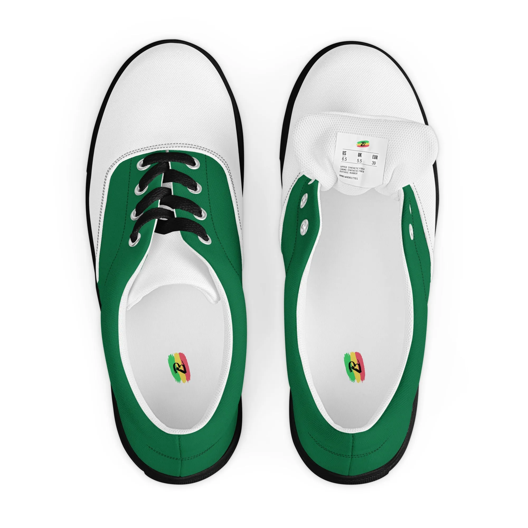 Women’s lace-up canvas shoes
