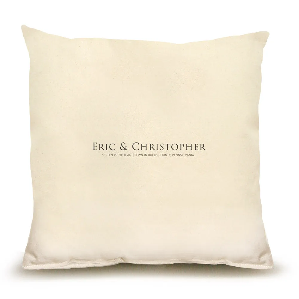 Woodland Fox Canvas Pillow by Eric & Christopher