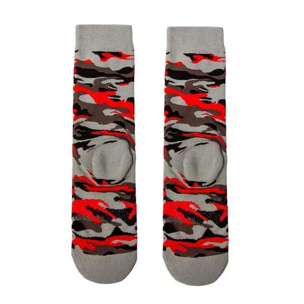 Woven Socks | Crew | Fire Blackout Military Camo