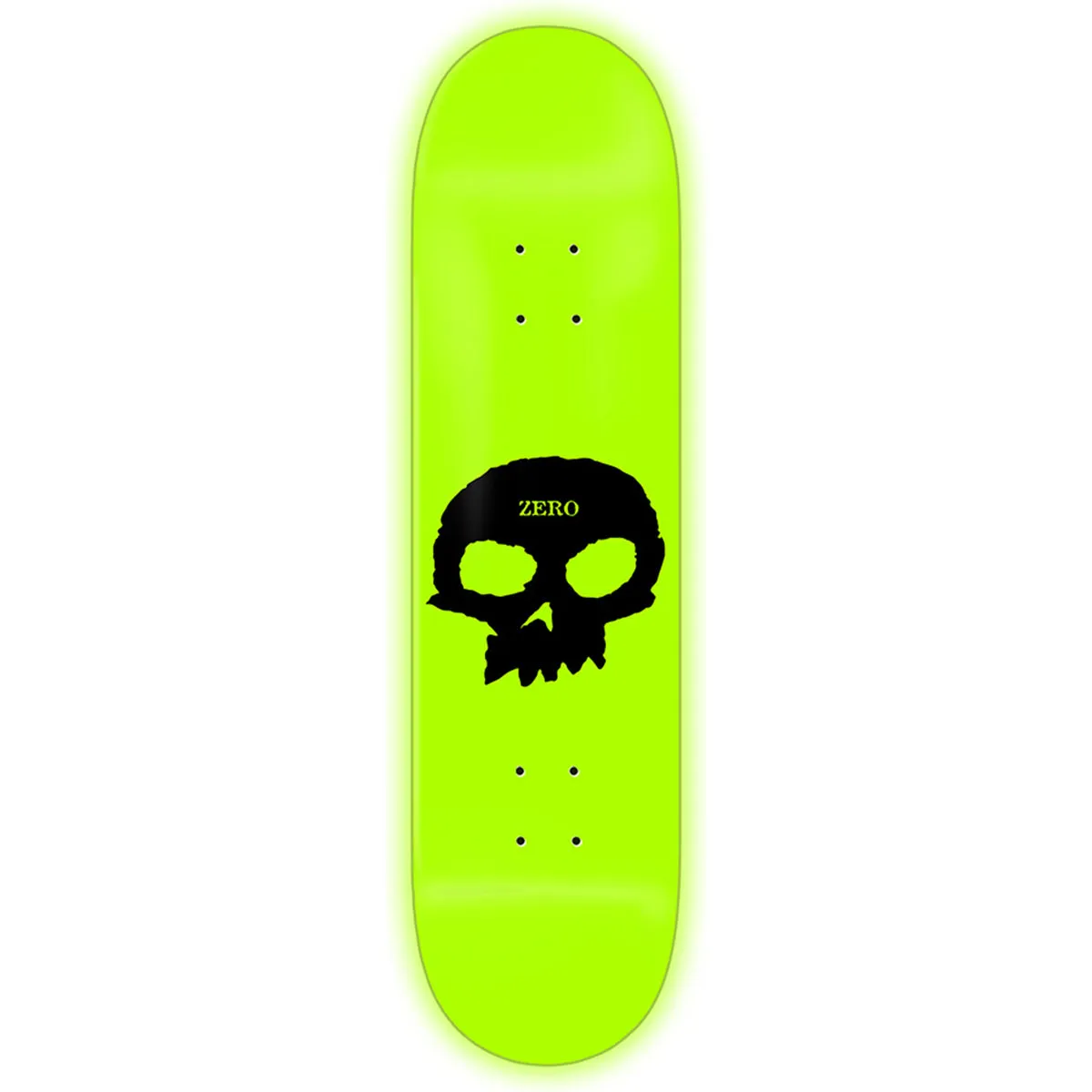 Zero - GITD Single Skull 8.5 Skateboard Deck